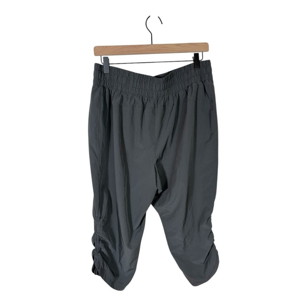 Tek Gear Slate Gret Adjustable Crop Athletic Pants Size